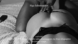 Dotado aproveitou a viagem do corno para foder sua mulher
